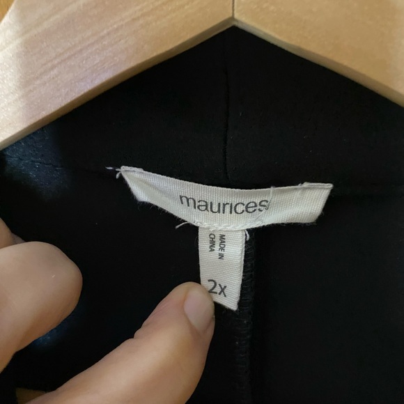 Maurice’s Black Polyester Spandex Blazer. Size 2x - Picture 6 of 6